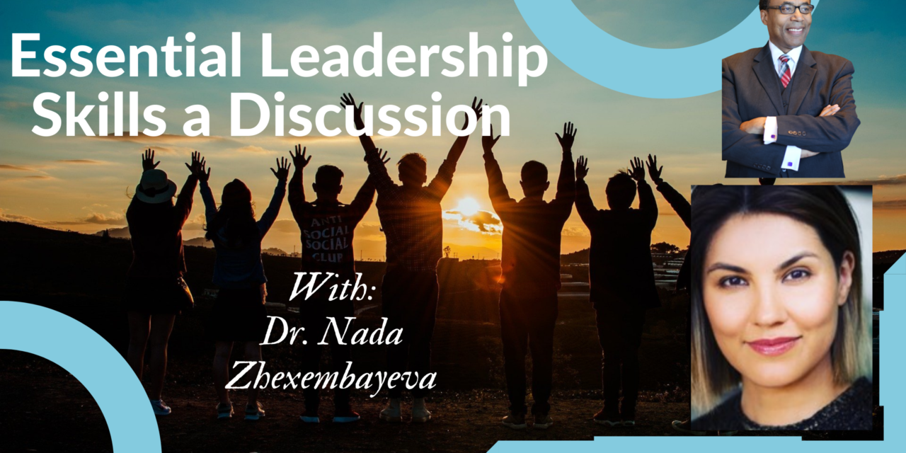 The answer is: education, a discussion with Dr. Nadya Zhexembayeva