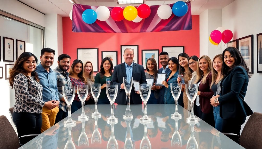 celebrate team achievements together