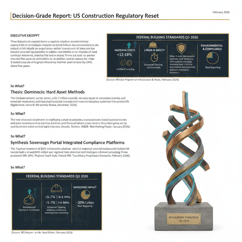 New Federal Compliance Standards Set to Reshape US Construction Operations by Q3 2026