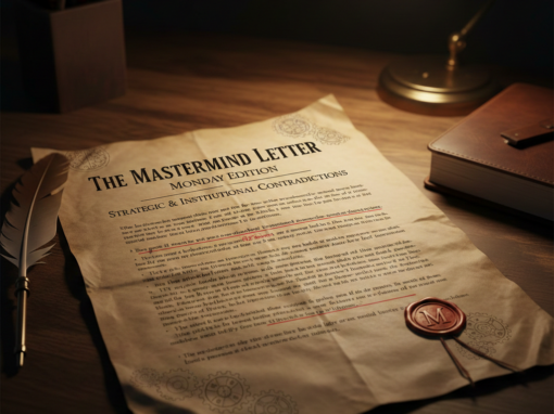 The Mastermind Letter – Monday Edition: Strategic & Institutional Contradictions