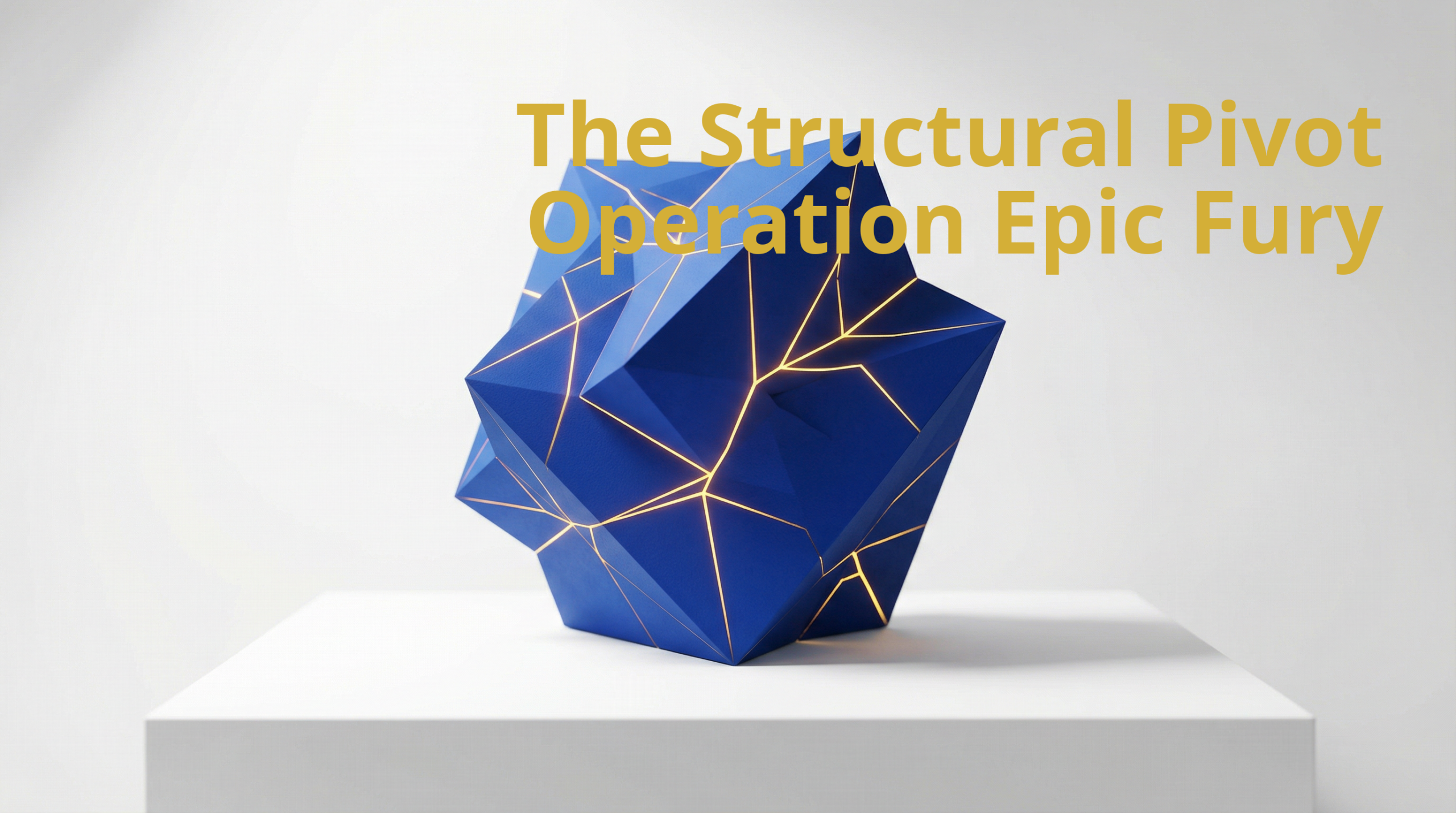 The Structural Pivot: How Operation Epic Fury Extracted the Last Assumption of Energy Security