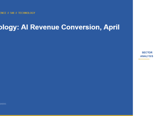 Technology Sector Intelligence: AI Revenue Conversion and Infrastructure Capital Convergence, April 2026
