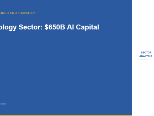 Technology Sector Intelligence: The $650 Billion AI Capital Commitment, April 2026