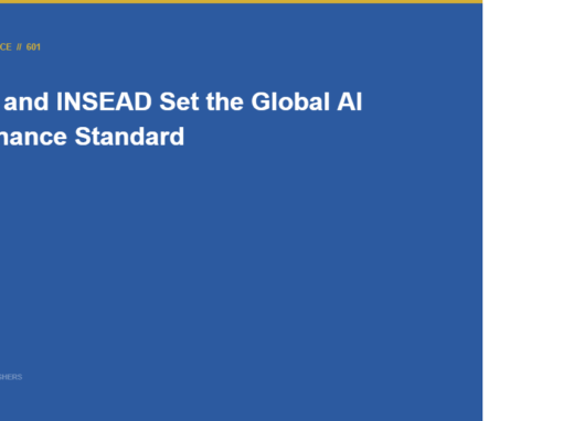 KPMG and INSEAD Set the Global AI Governance Standard