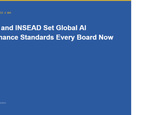 KPMG and INSEAD Set Global AI Governance Standards Every Board Now Faces