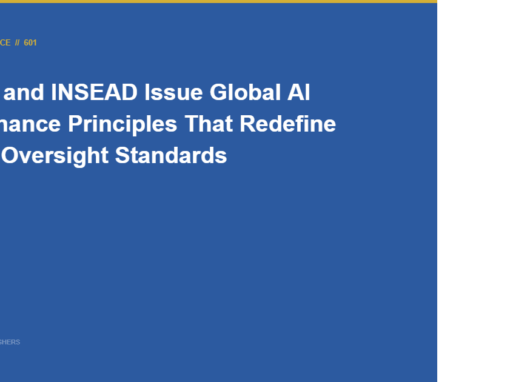 KPMG and INSEAD Issue Global AI Governance Principles That Redefine Board Oversight Standards