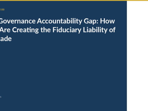 The AI Governance Accountability Gap: How Boards Are Creating the Fiduciary Liability of the Decade