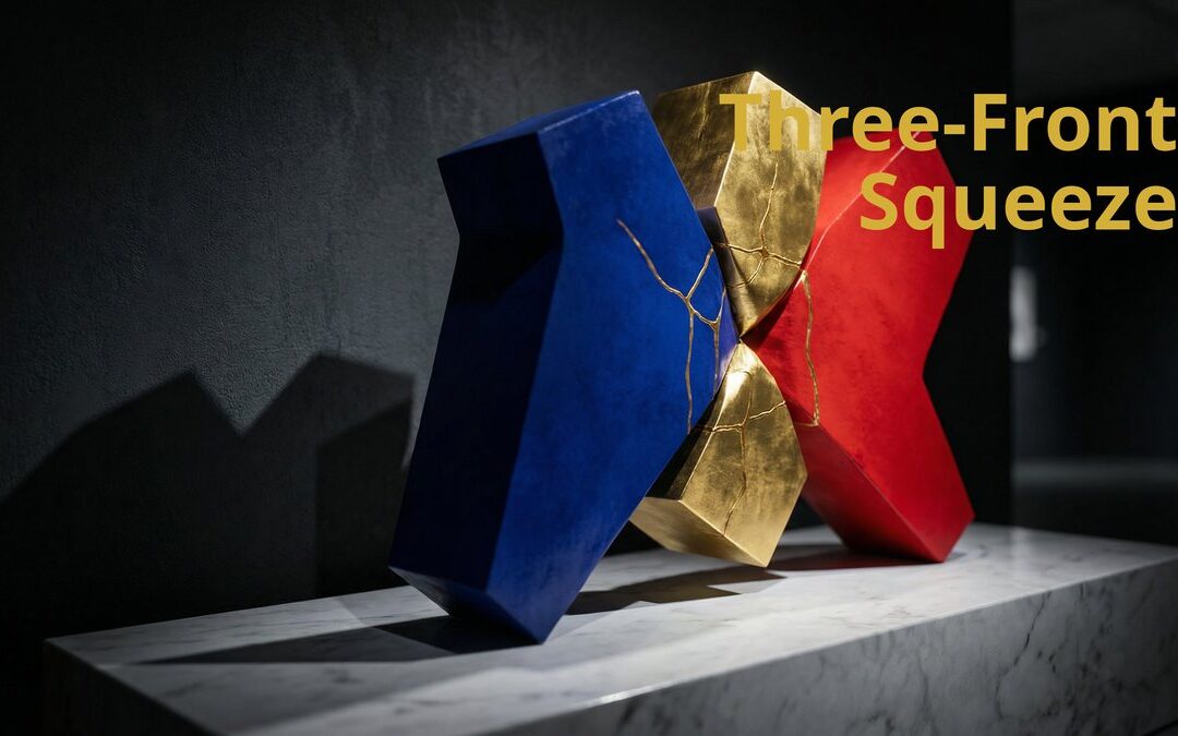 The Three-Front Squeeze: A Board-Level Risk Dashboard for April 2026