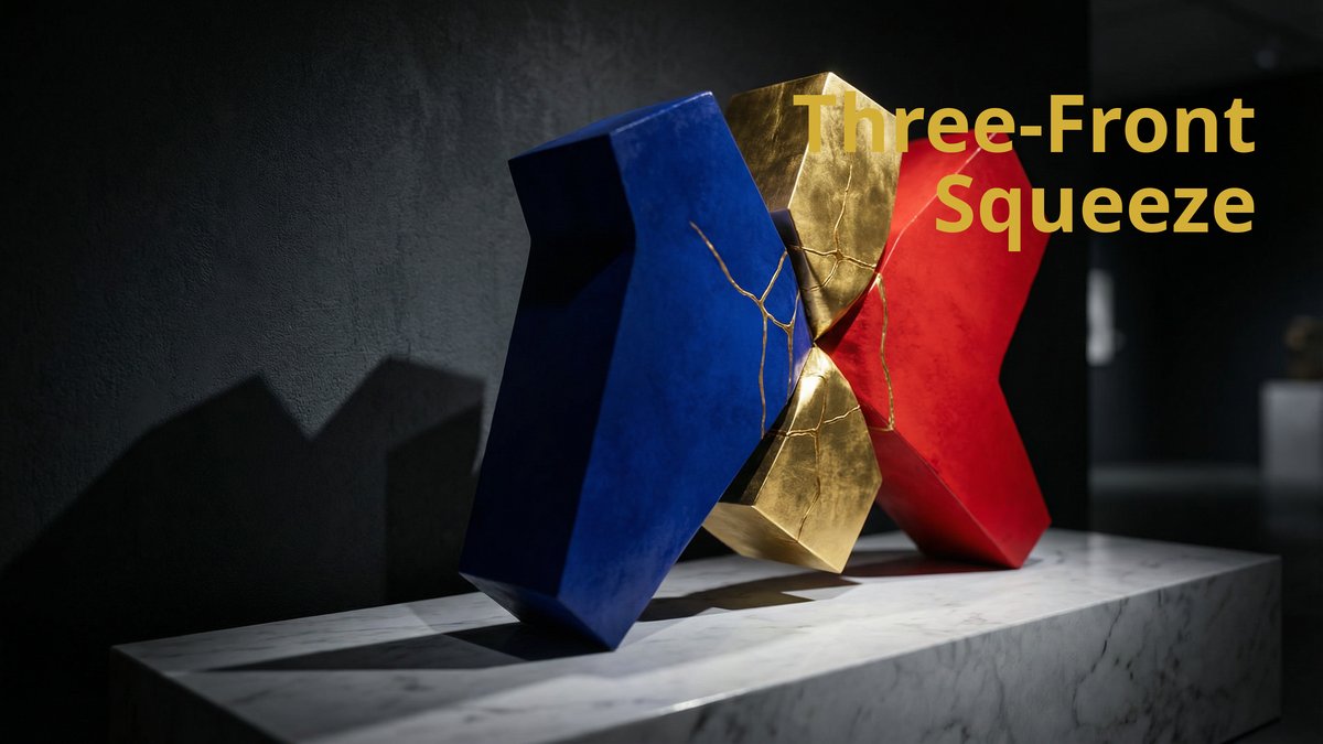 The Three-Front Squeeze: A Board-Level Risk Dashboard for April 2026