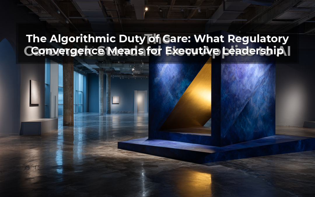 The Algorithmic Duty of Care: What Regulatory Convergence Means for Executive Leadership