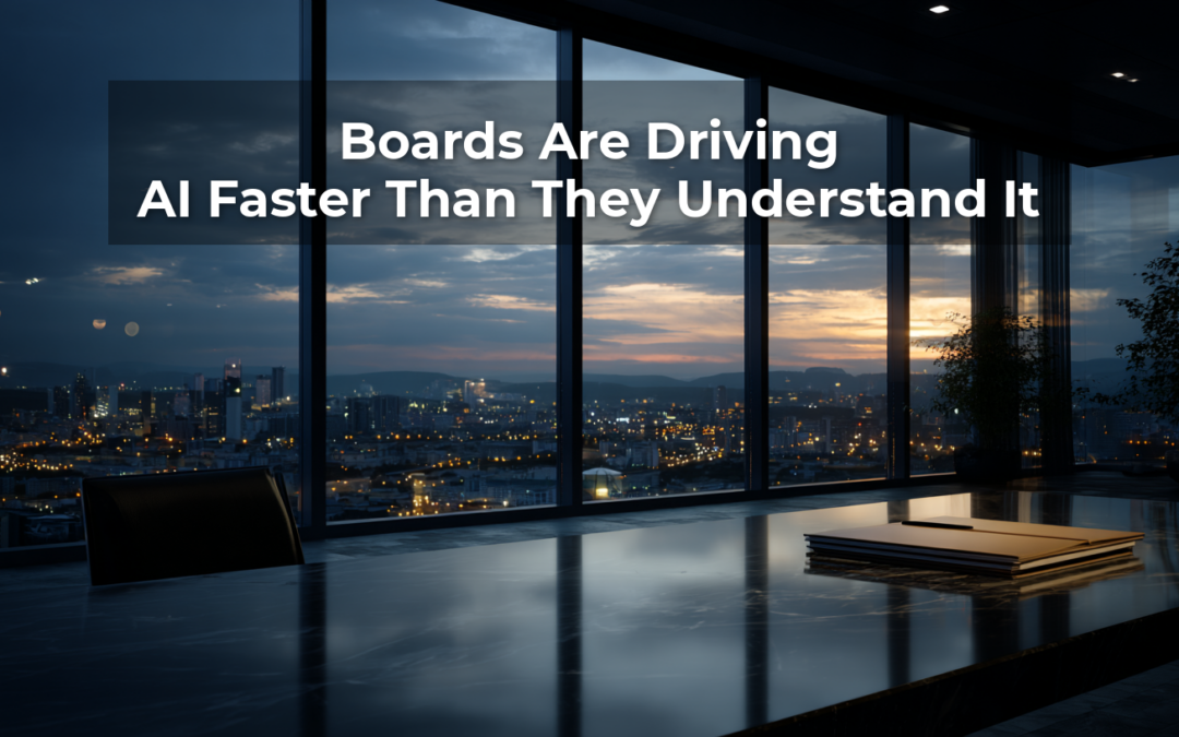 Boards Are Driving AI Faster Than They Understand It