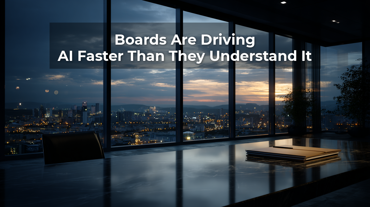 OFFICIAL STRATEGIC PORTAL 2026 1 Boards Are Driving AI Faster Than They Understand It