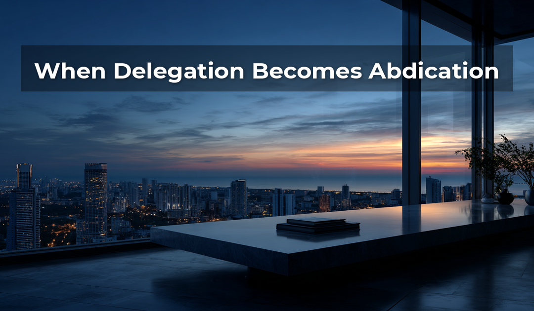 When Delegation Becomes Abdication