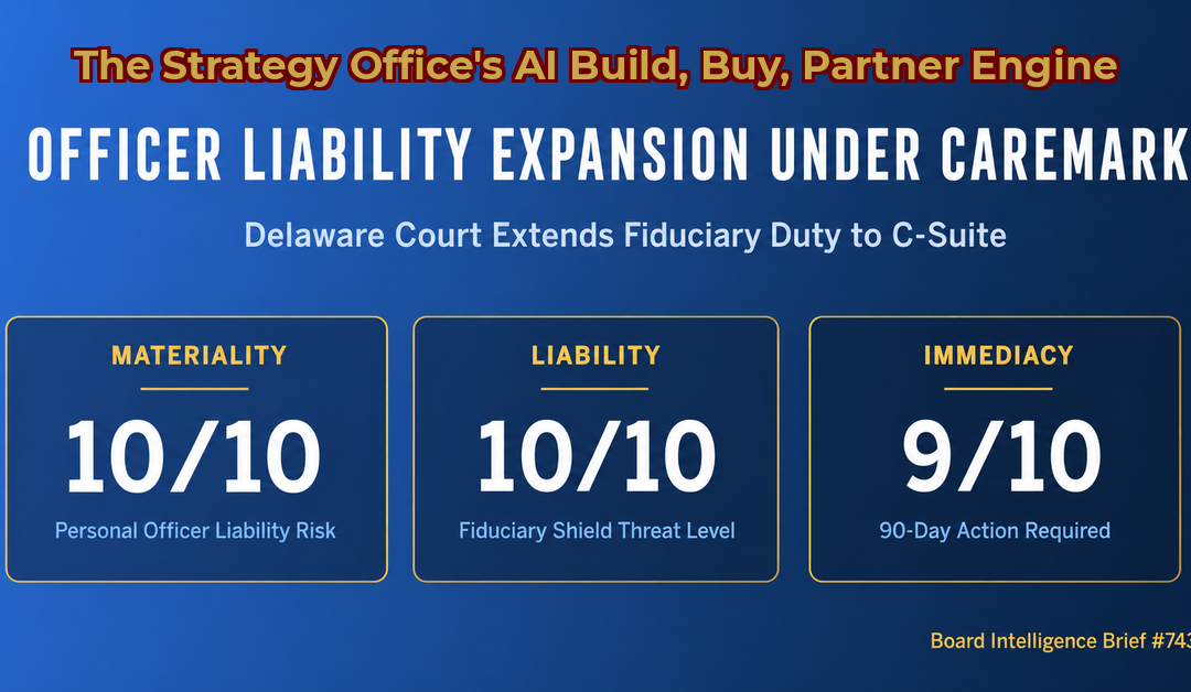 The Strategy Office's AI Build, Buy, Partner Engine