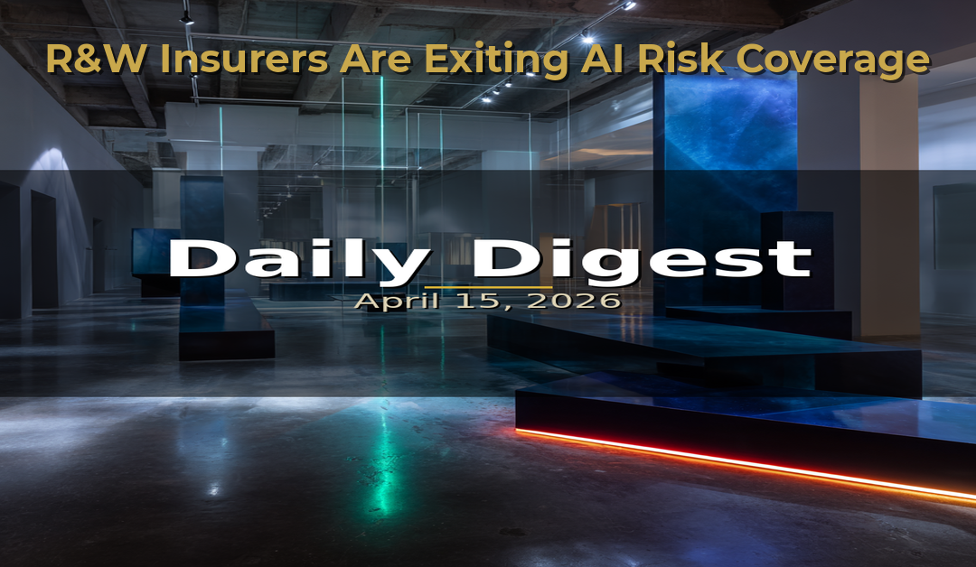 R&W Insurers Are Exiting AI Risk Coverage — and PE Deal Models Have Not Caught Up
