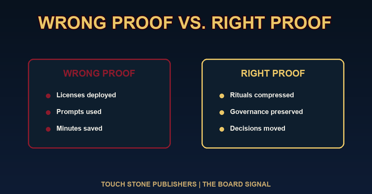 Wrong proof versus right proof
