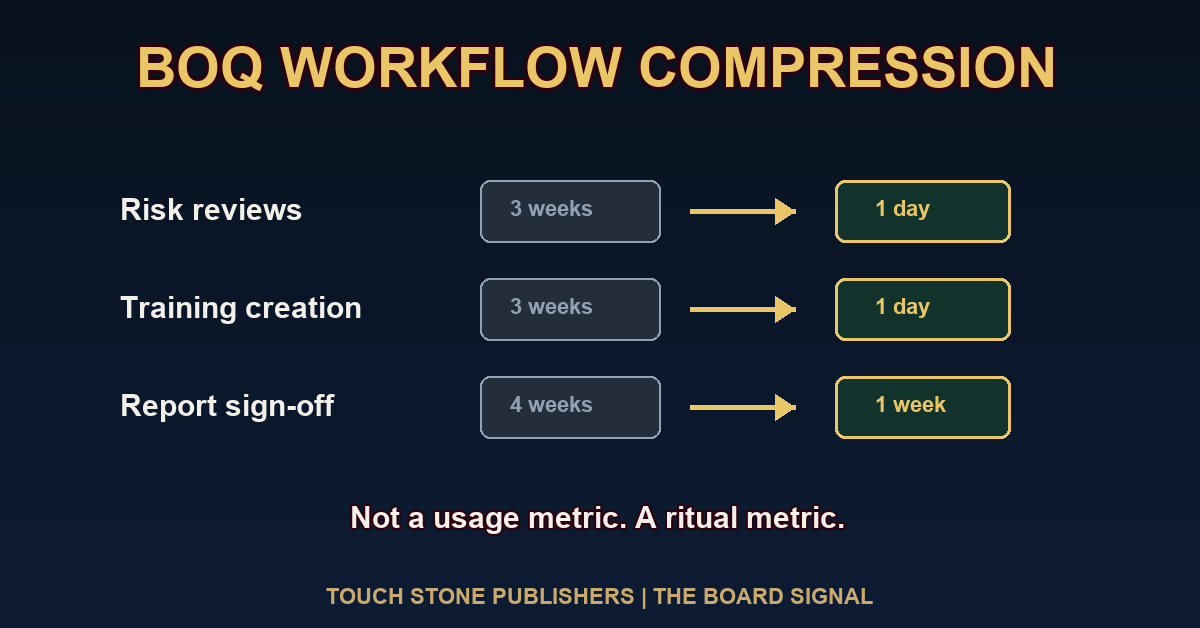 BOQ workflow compression