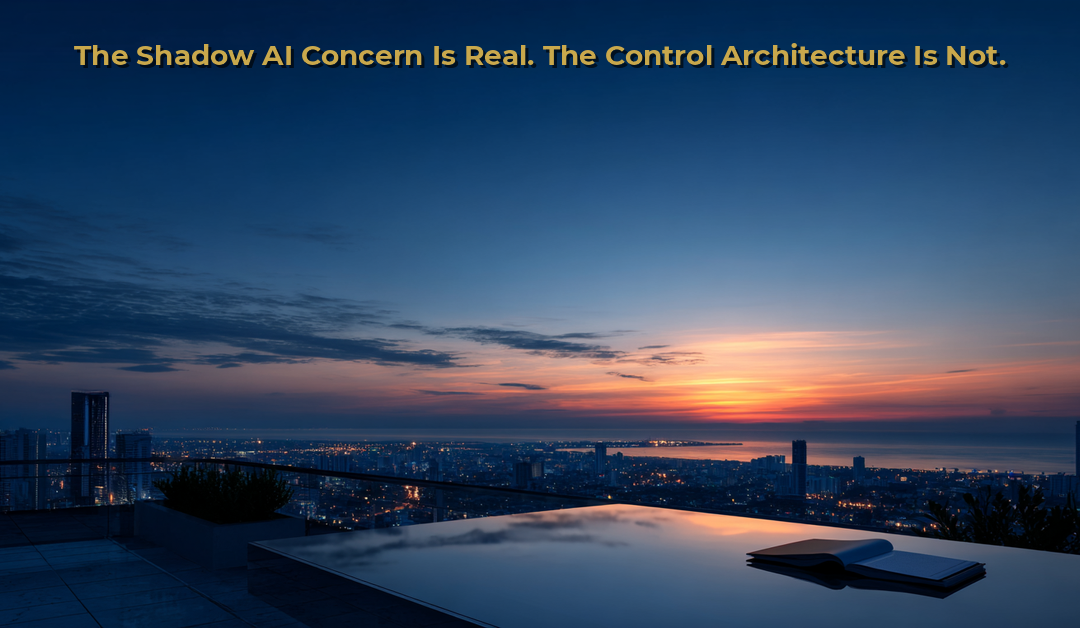 The Shadow AI Concern Is Real. The Control Architecture Is Not.