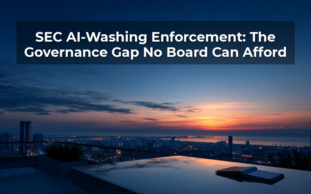 SEC AI-Washing Enforcement: The Governance Gap No Board Can Afford