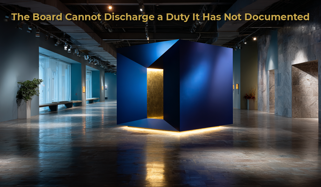 The Board Cannot Discharge a Duty It Has Not Documented: Caremark and the AI Studio
