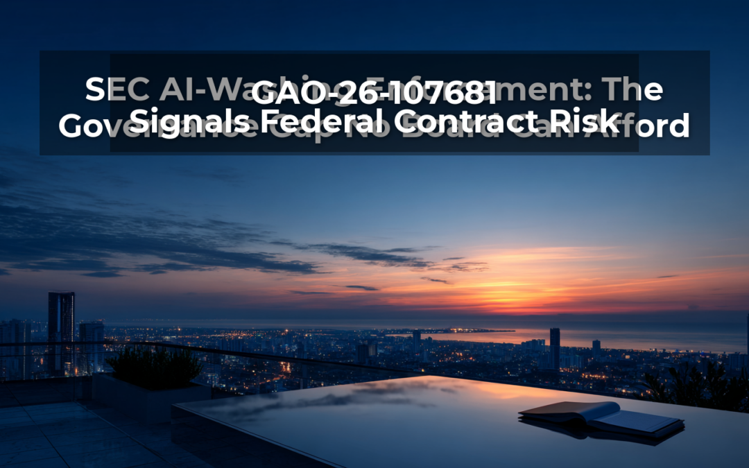 GAO-26-107681 Signals That B2B AI Claims Are Now Federal Contract Risk