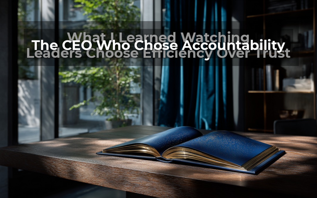 The CEO Who Chose Accountability Before Anyone Was Watching