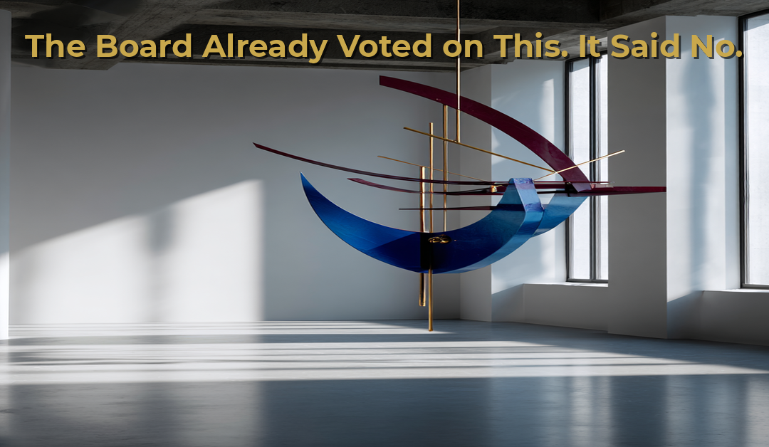 The Board Already Voted on This. It Said No.