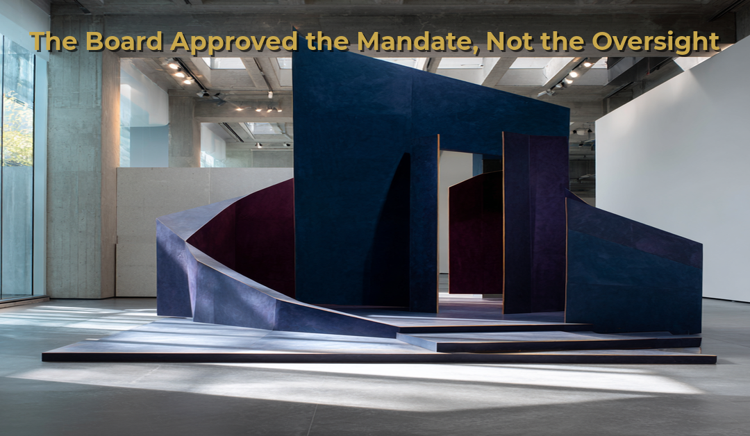 The Board Approved the AI Mandate. It Did Not Build the System to Watch It.
