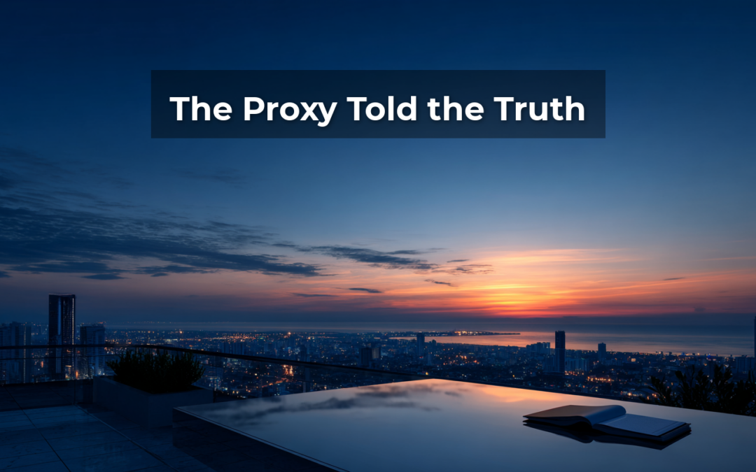 Three Ties to the Buyer. One Accurate Proxy. Corwin Held.